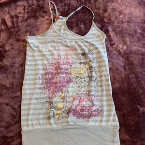 Striped tunic tank! Long!!!